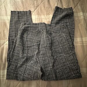 Men's Black and White Checkered Pants